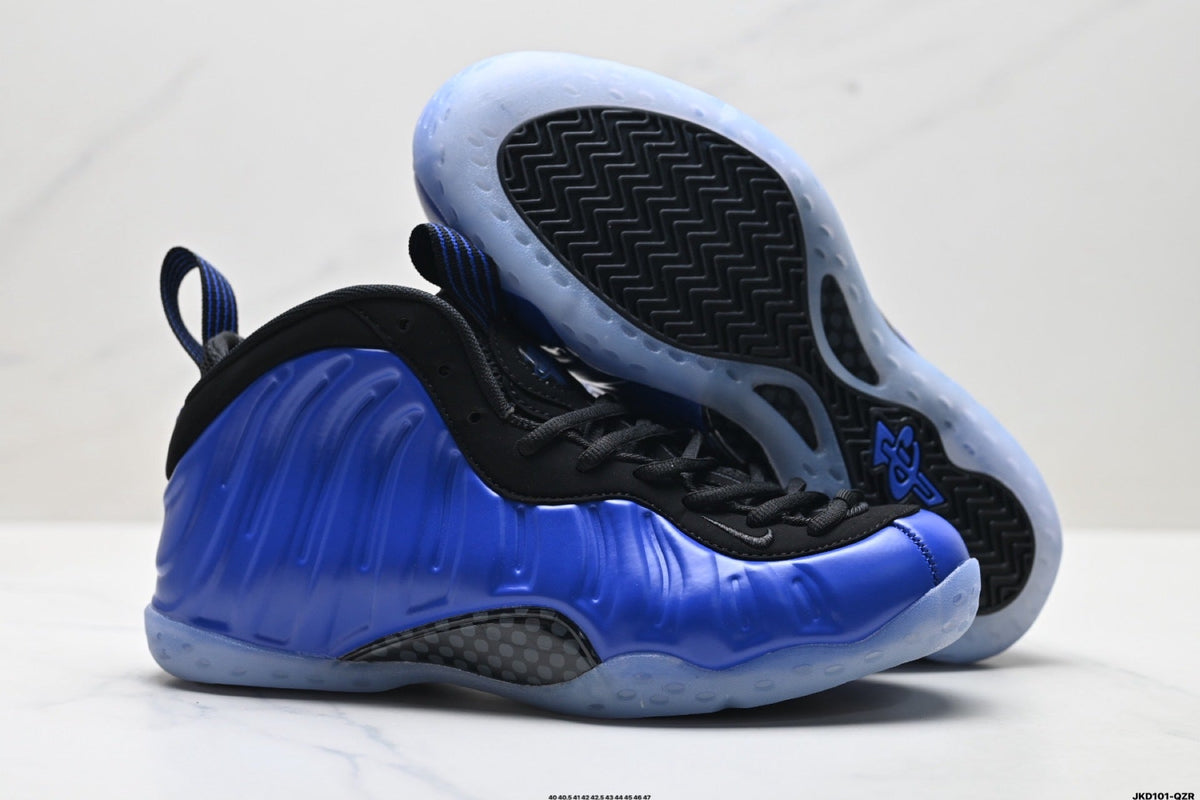 Nike Air Foamposite One Penny Hardaway Sneakers in Black Blue - product image from the listing.