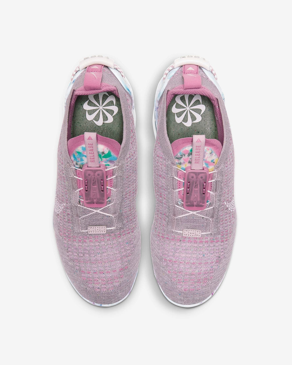 Nike Air VaporMax 2020 Flyknit Sneakers in Pink Multicolor CT1933-500 - product image from the listing.
