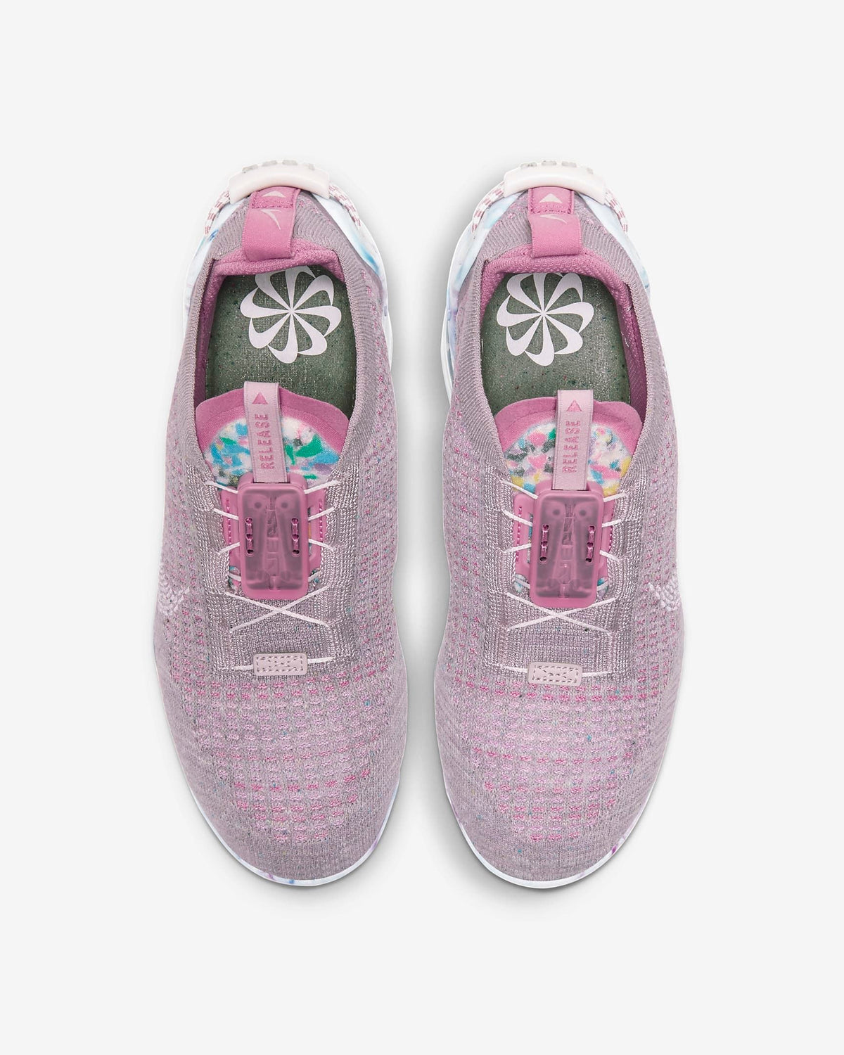 Nike Air VaporMax 2020 Flyknit Sneakers in Pink Multicolor CT1933-500 - product image from the listing.