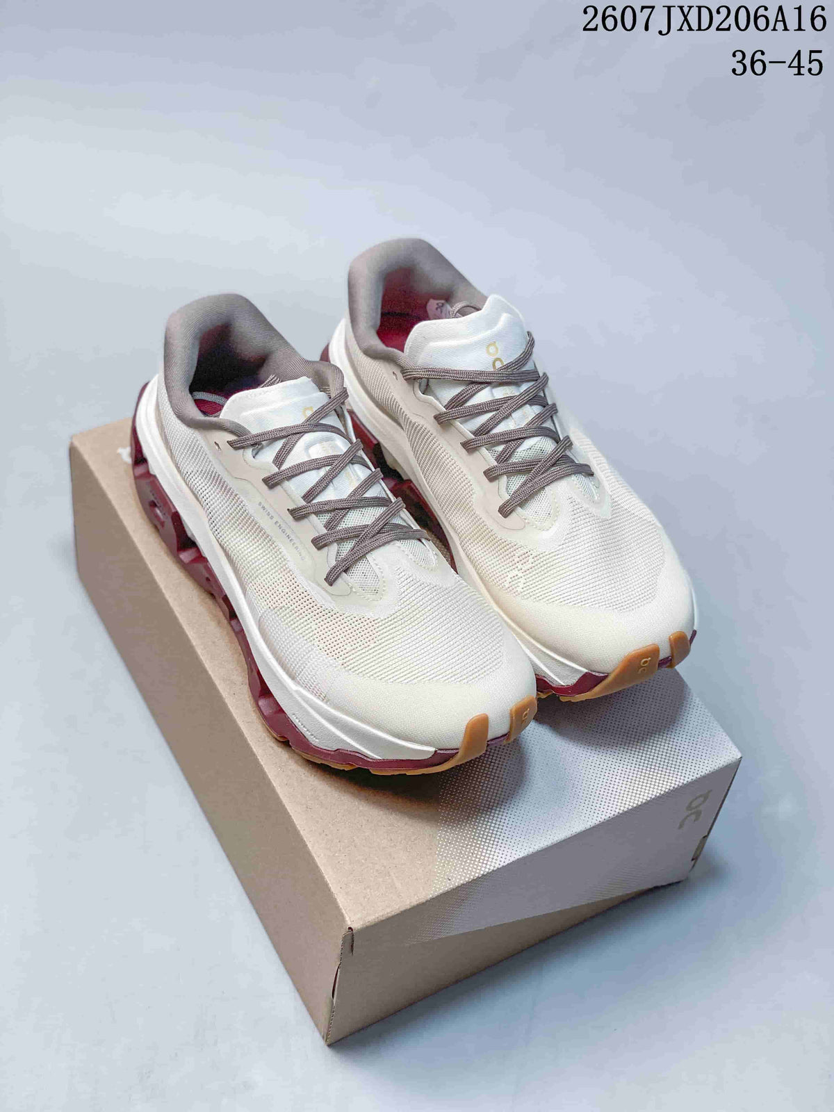 Women's On Cloudmonster 3 Hyper Running Shoes White - product image from the listing.