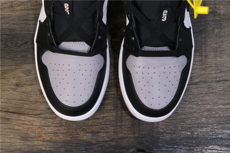 Jordan 1 Low Shadow Sneakers in Grey 553558-110 - product image from the listing.