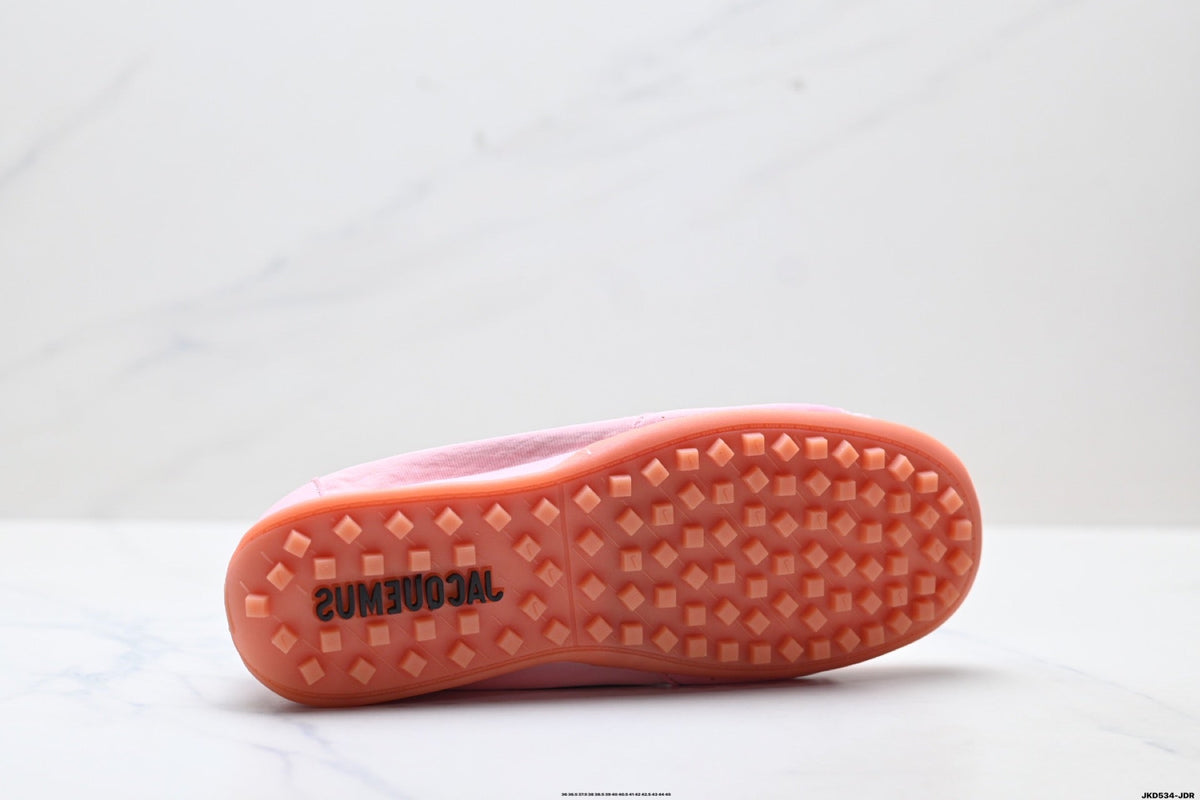Pink and Black Nike Jacquemus Low-Profile Sneakers - product image from the listing.