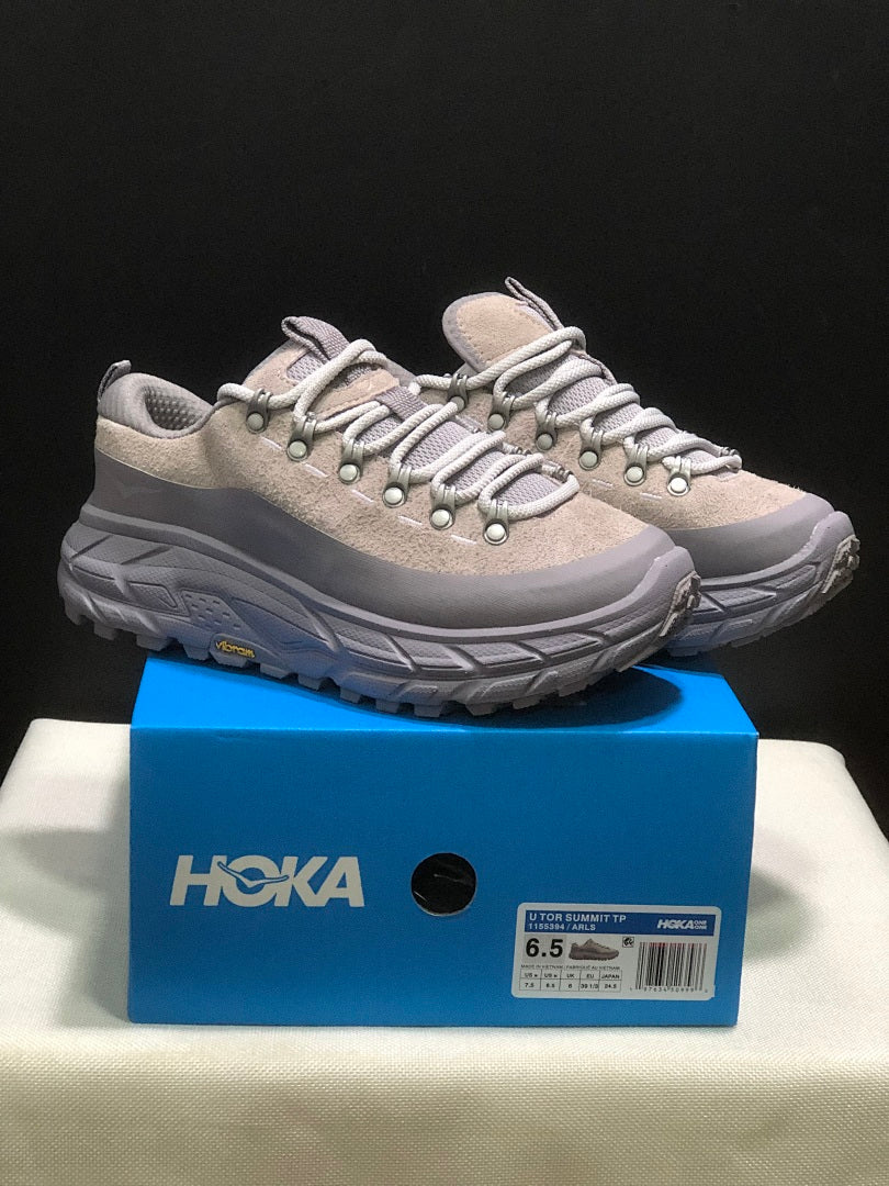 HOKA Tor Summit Low-Top Hiking Sneakers, in Gray - product image from the listing.