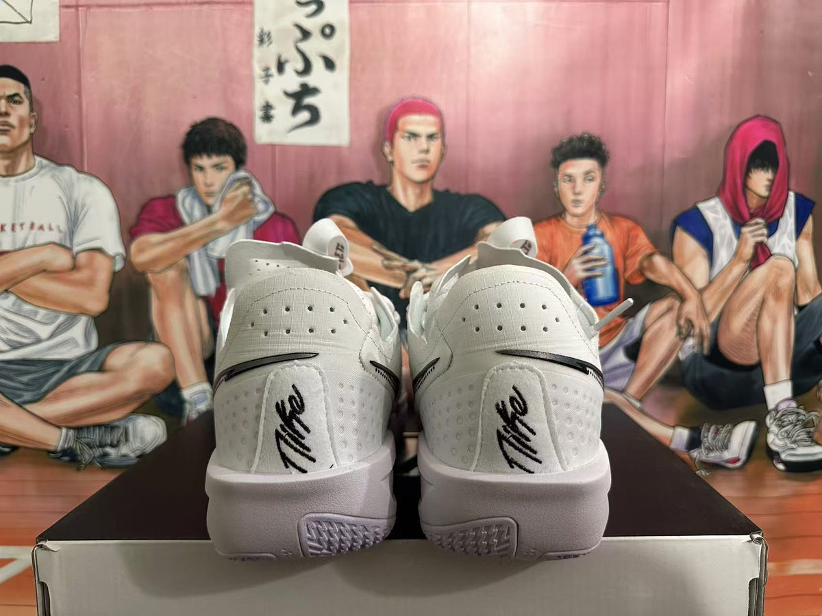 White and Silver Nike GT Cut 3 Basketball Shoes - product image from the listing.