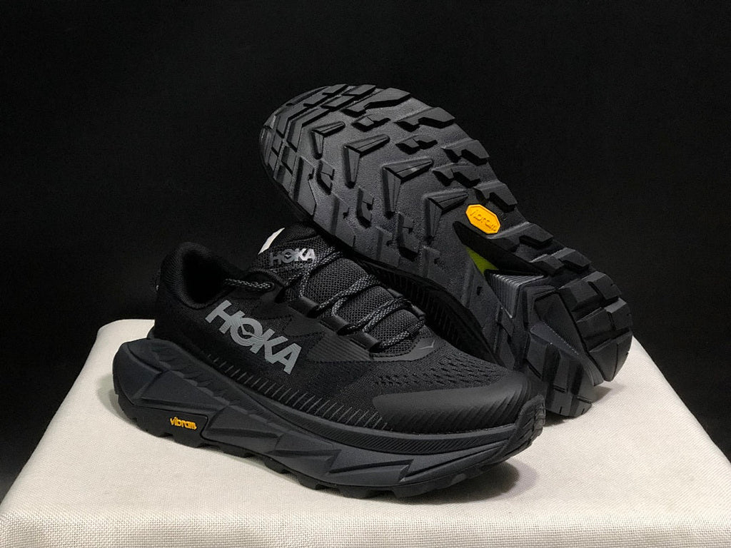HOKA Skyline Float X Black Trail Trainers - product image from the listing.