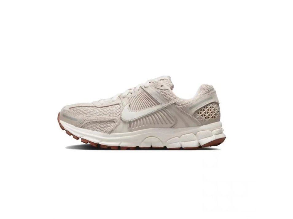 Light Grey Nike Air Zoom Vomero 5 Running Shoes - product image from the listing.