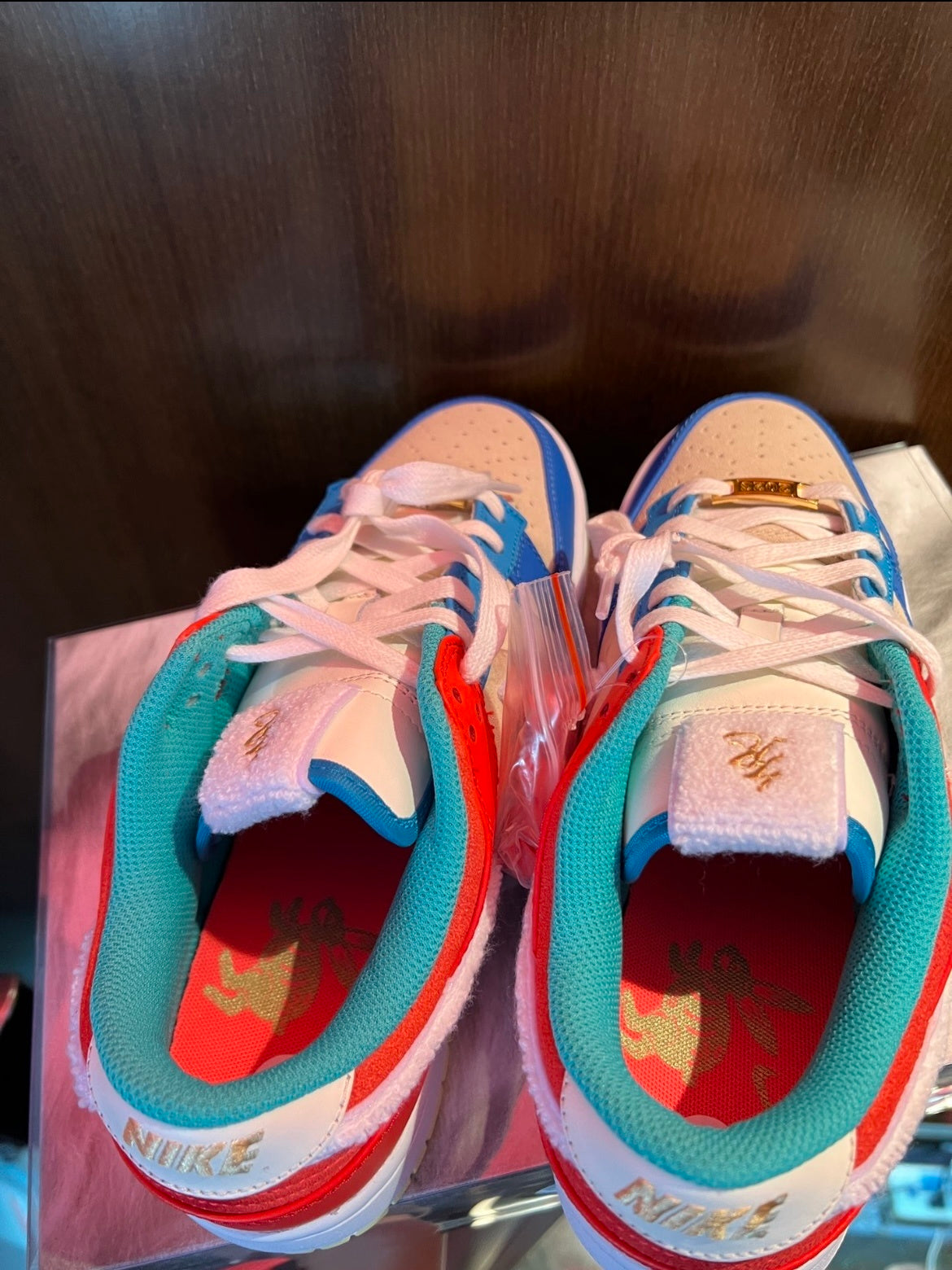 Nike Dunk Low Year of the Rabbit in Blue Beige FD4203-111 - product image from the listing.