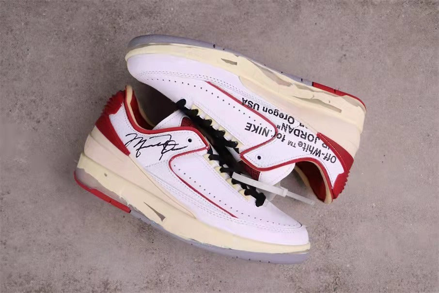 Air Jordan 2 Low SP White Red DM7866-140 - product image from the listing.
