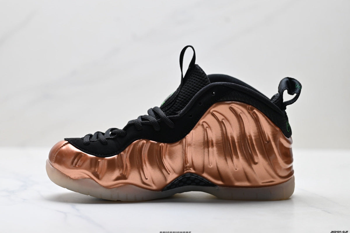 Nike Air Foamposite One Penny Hardaway Copper Trainers - product image from the listing.