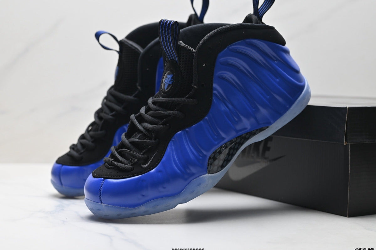 Nike Air Foamposite One Penny Hardaway Sneakers in Black Blue - product image from the listing.