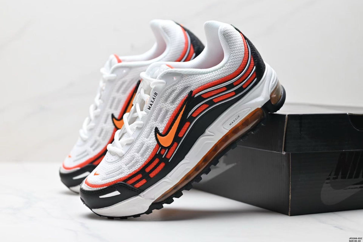 Nike Air Max 2021 Sneakers in White Orange Black - product image from the listing.