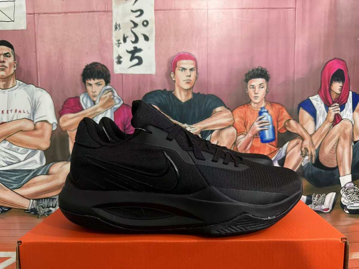 Nike Basketball Shoes, All in Black - product image from the listing.