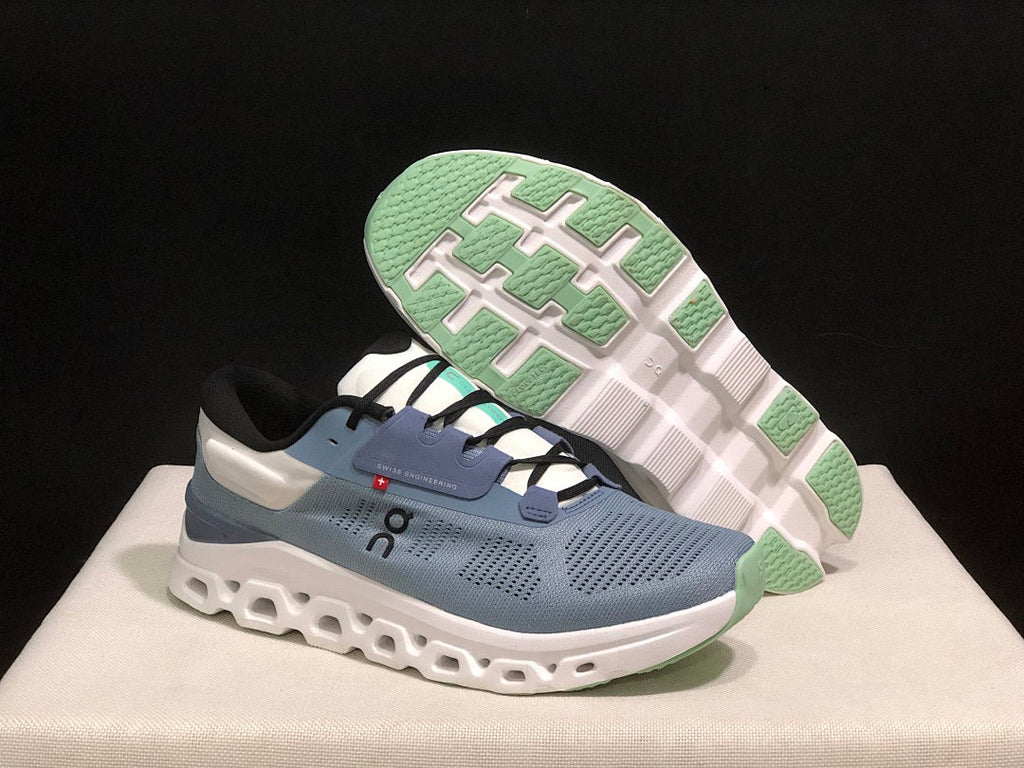 On Cloudstratus 3 Running Shoes, in Blue Gray - product image from the listing.