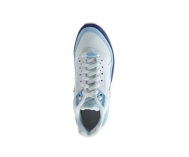 Nike Air Max Sneakers in White, in Light Blue and Navy - product image from the listing.