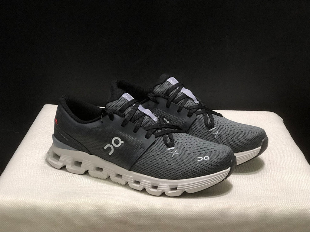 Black and Dark Grey On Cloud X 4 Sneakers - product image from the listing.