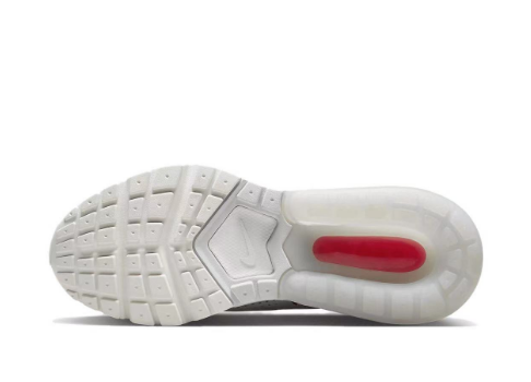 White and Red Running-Style Sneakers - Nike Air Max 270 - product image from the listing.