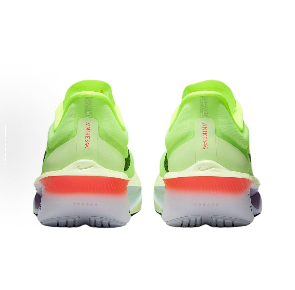 Volt Green and Black Nike Zoom Fly Running Shoes - product image from the listing.
