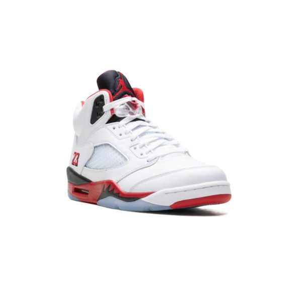 "Fire Red - Black Tongue (2025)" Air Jordan 5 - product image from the listing.