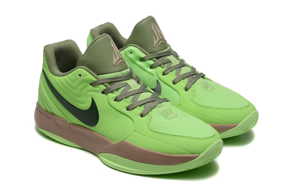 Nike Ja 2 Basketball Shoes in Green and Olive - product image from the listing.