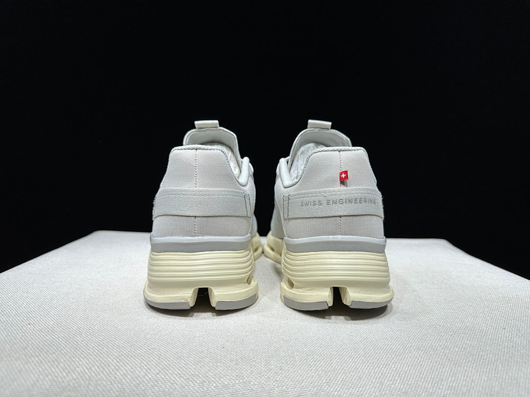 On Cloudnova Form 2 Sneakers, in Gray and Cream - product image from the listing.