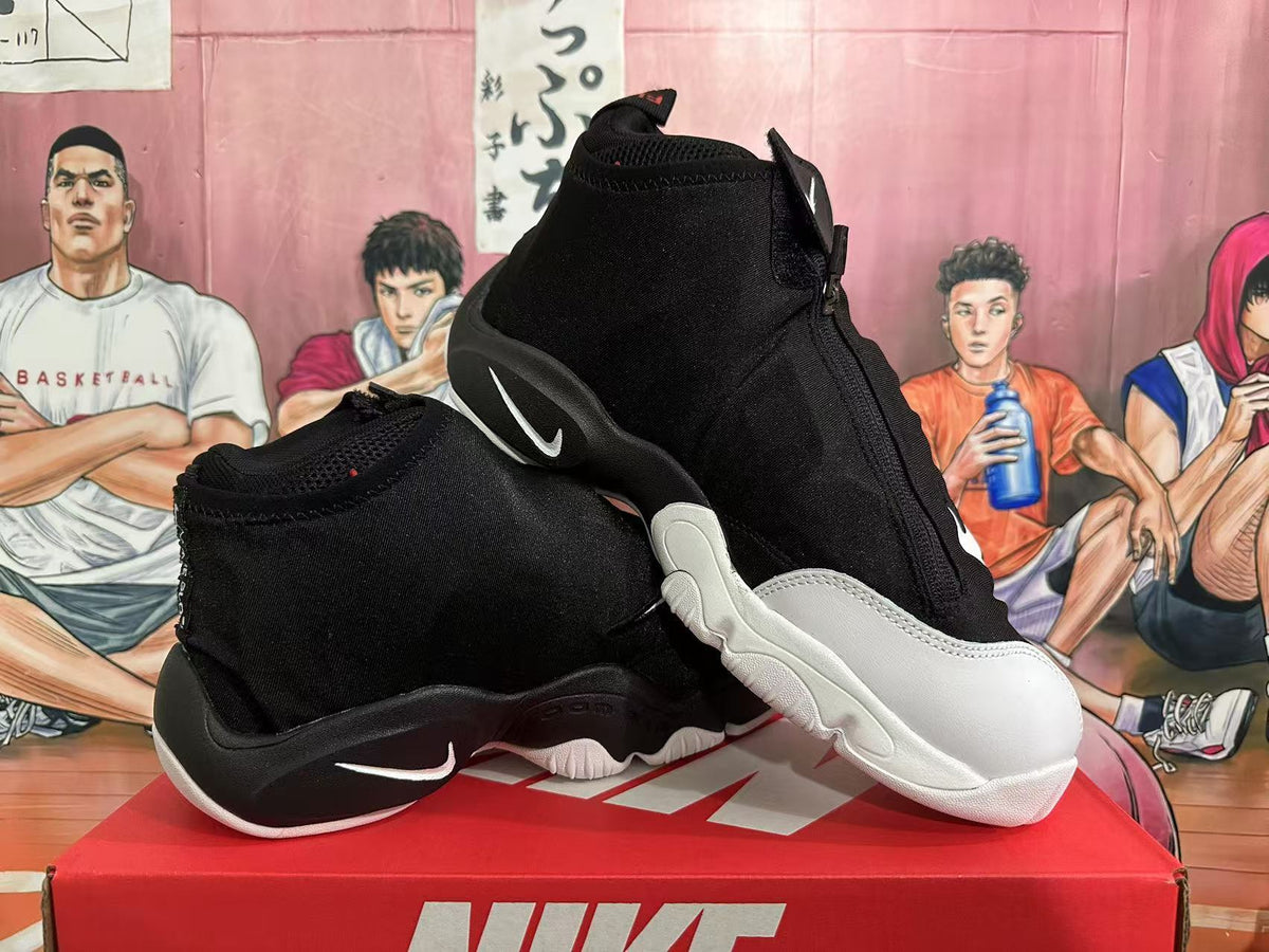Nike Black White High-Cut Basketball Sneakers - product image from the listing.