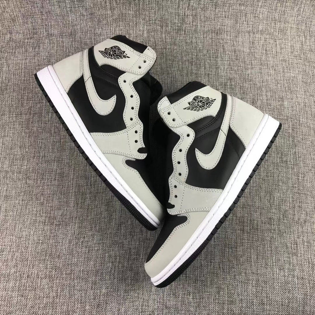Air Jordan 1 High OG Shadow 2.0 Black Grey Sneakers - product image from the listing.