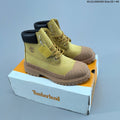 Timberland Yellow High-Cut Lace-Up Boots - product image from the listing.