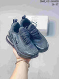 Black Nike Air Max 270 Kids' Sneakers - product image from the listing.