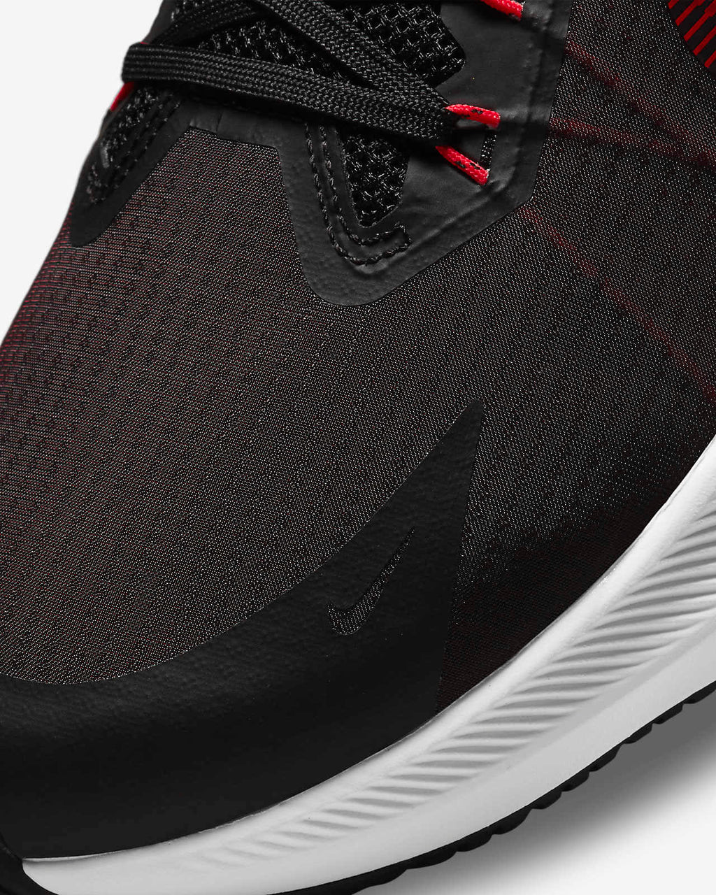Nike Zoom Winflo 8 Running Shoes in Black Red CW3419-003 - product image from the listing.