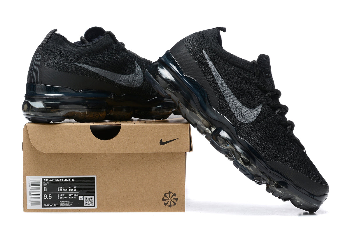 Nike Air VaporMax 2023 Flyknit Sneakers in Black DV1678-100 - product image from the listing.