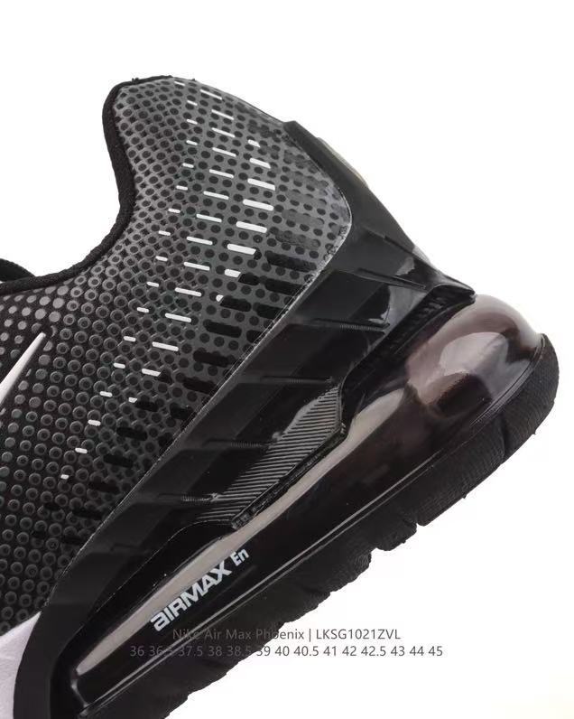 Nike Air Max Phoenix Sneakers in Black and White LKS1021ZVI - product image from the listing.