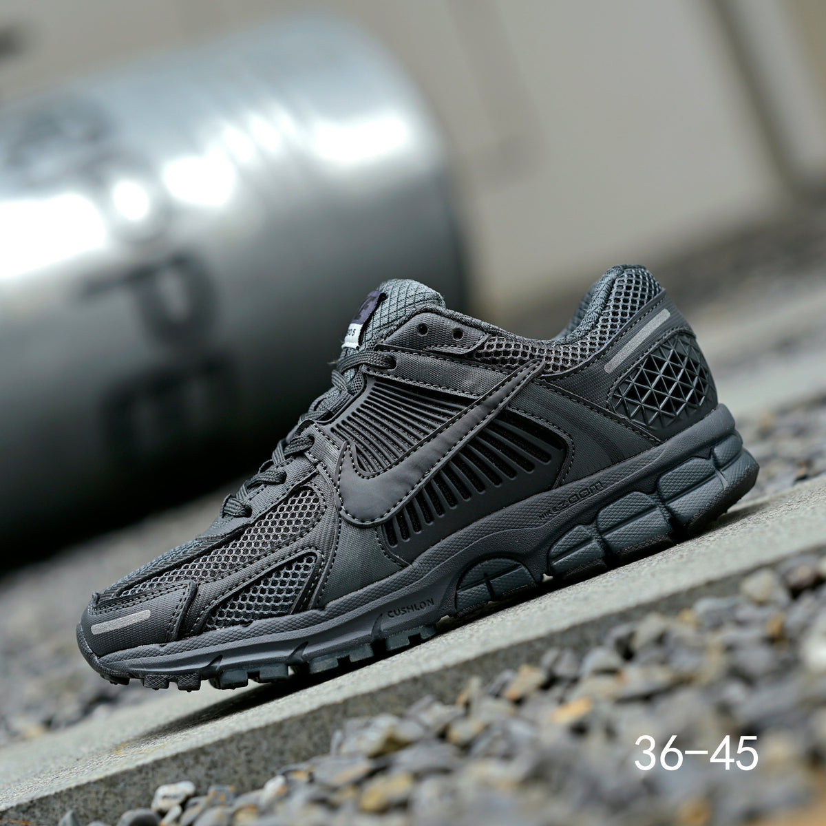 Charcoal Grey Nike Air Zoom Vomero 5 Sneakers - product image from the listing.