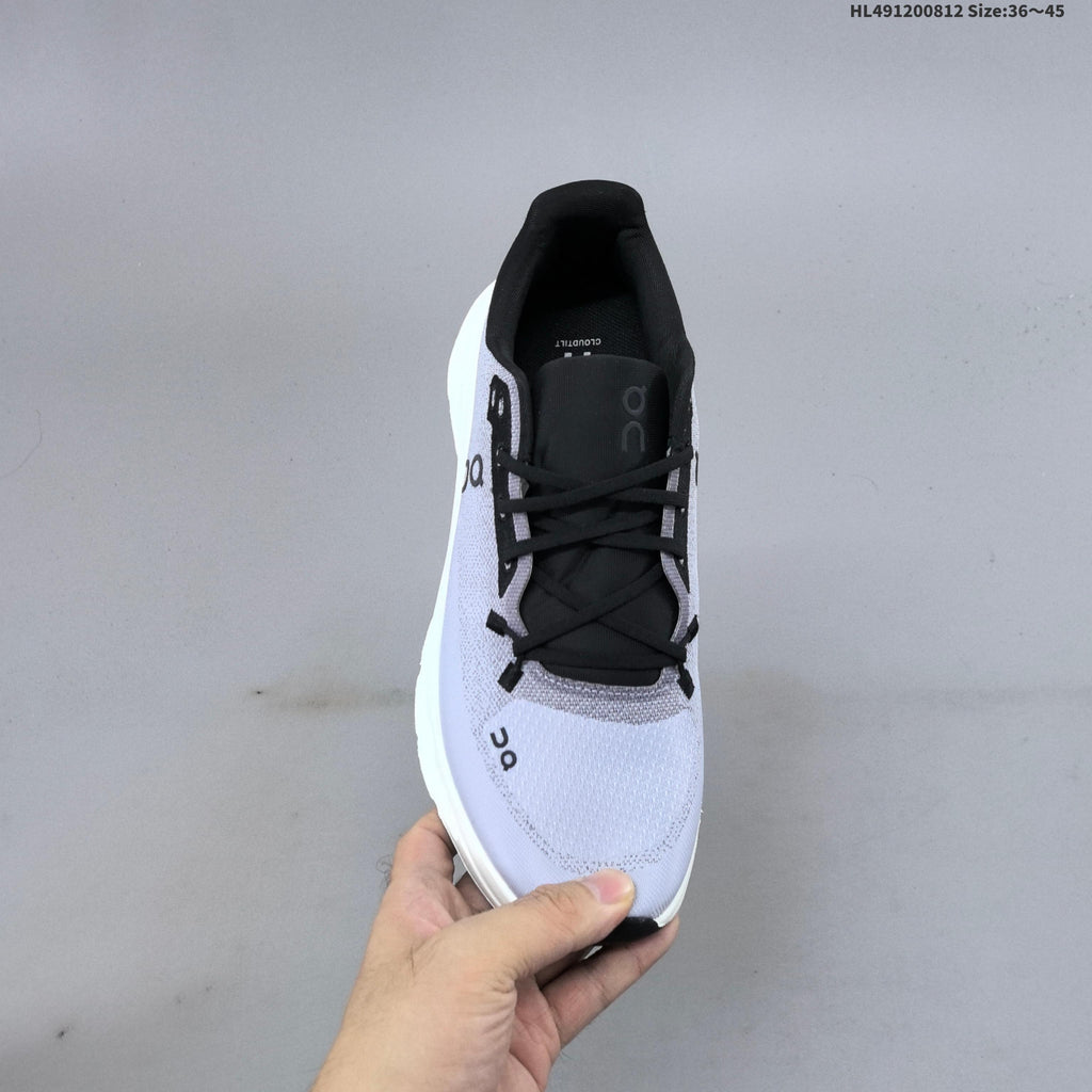 White and Black On Cloudtilt Sneakers - product image from the listing.