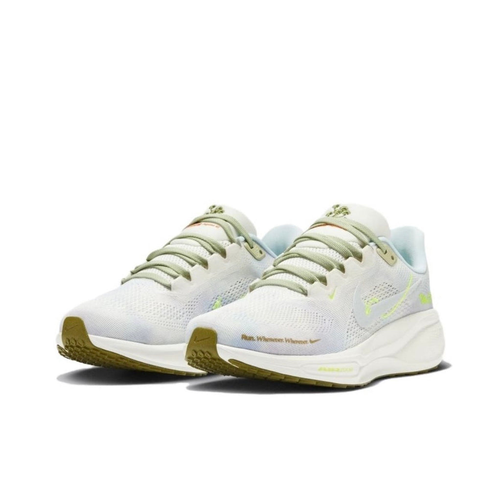 Nike Pegasus 41 Running Shoes in White and Green HQ3465-143 - product image from the listing.