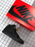 CLOT x Air Jordan 1 Mid Fearless Sneakers in Black - product image from the listing.