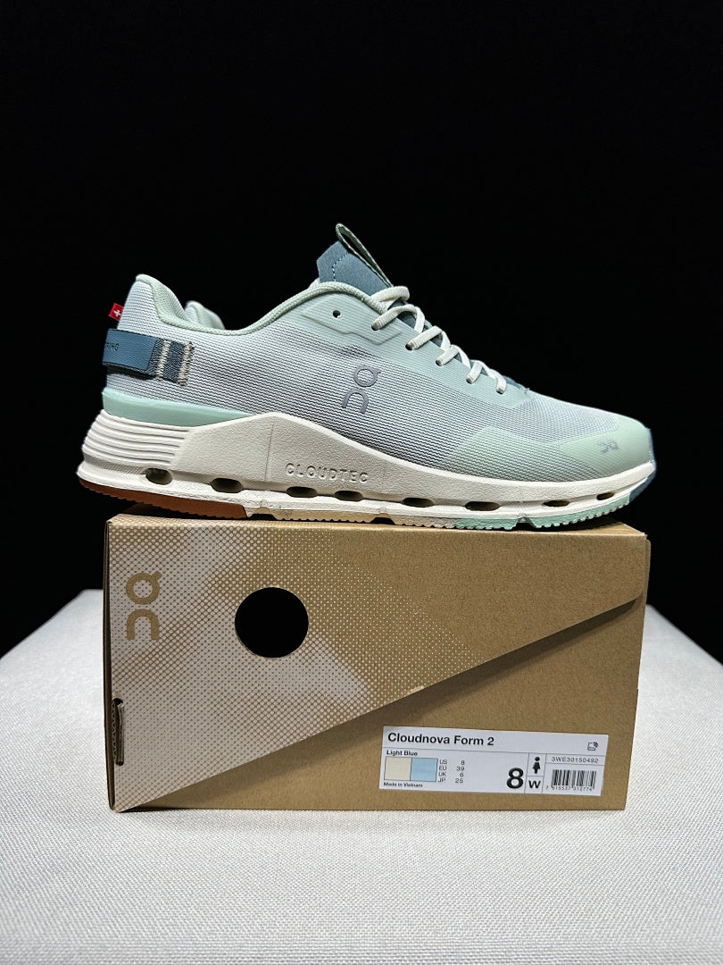On Cloudnova Form 2 Sneakers in Light Blue - product image from the listing.