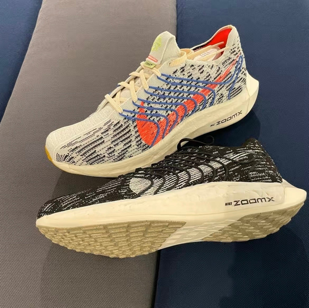 Nike Pegasus Turbo Next Nature Running Shoes in White Red DM3413-002 - product image from the listing.