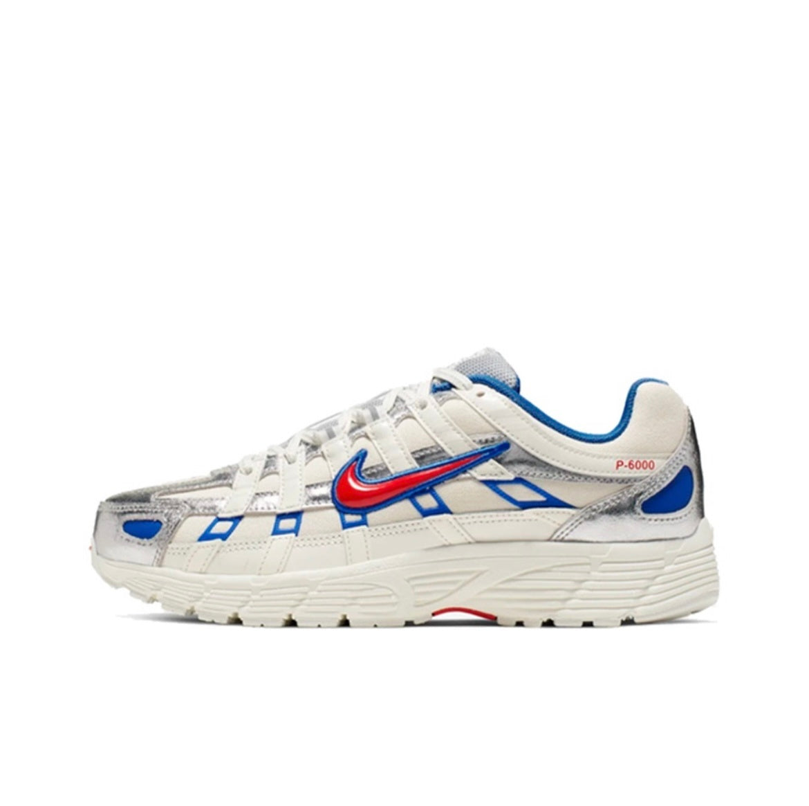 Nike P-6000 Sneakers in White Blue CJ7789-162 - product image from the listing.