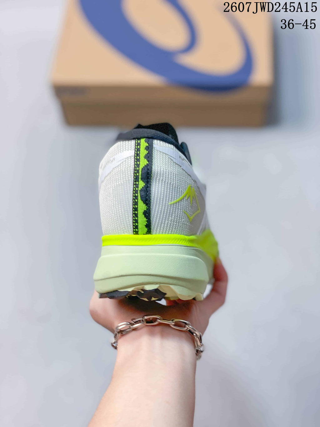 ASICS GEL-Magic Speed 4 White Neon Sneakers in Yellow - product image from the listing.