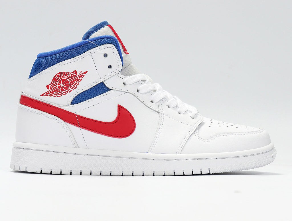 Nike Air Force 1 High Patriot Sneakers in White BQ6472-164 - product image from the listing.