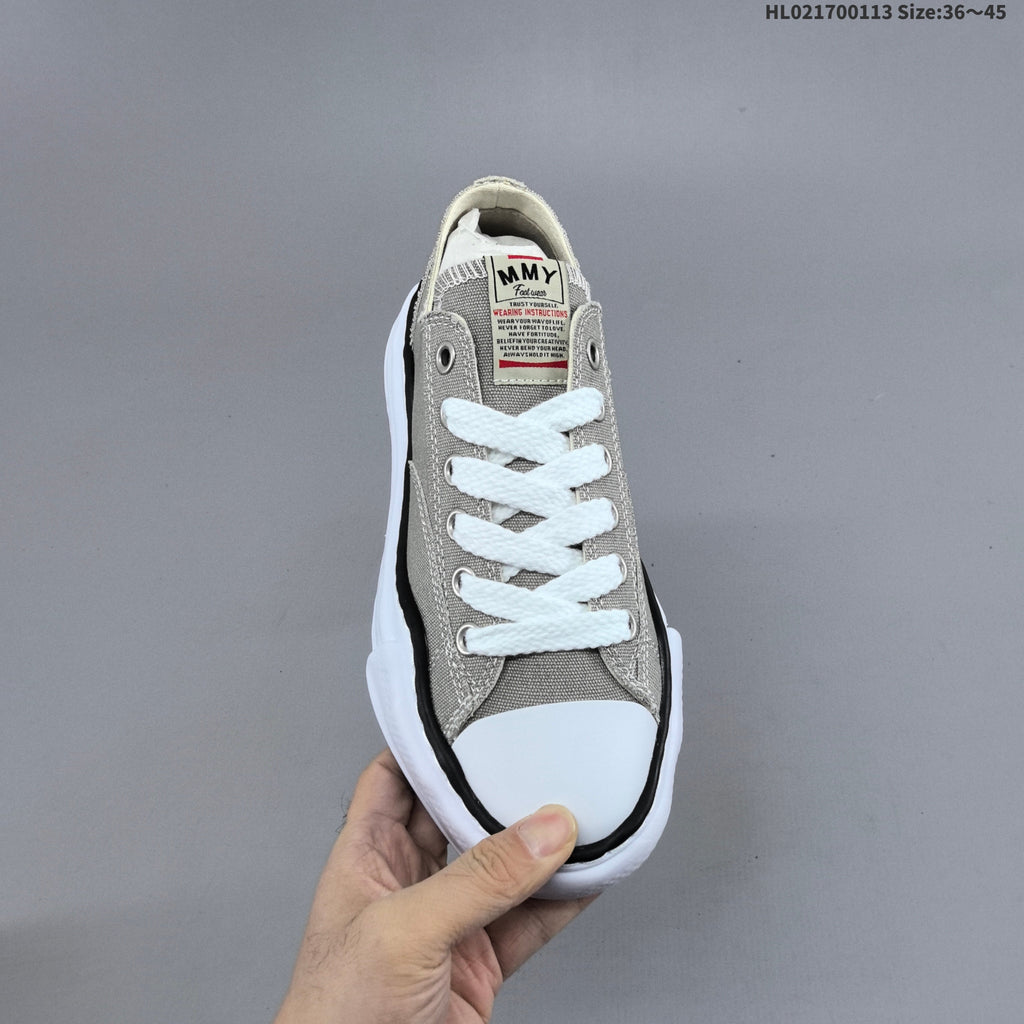 Maison Mihara Yasuhiro Original Sole Canvas Low Trainers - product image from the listing.