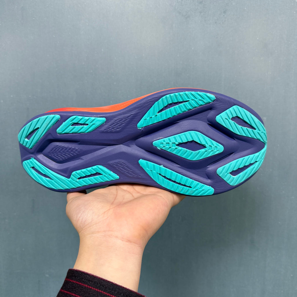 361° P6 Running Shoes in Purple, in Orange and Aqua - product image from the listing.