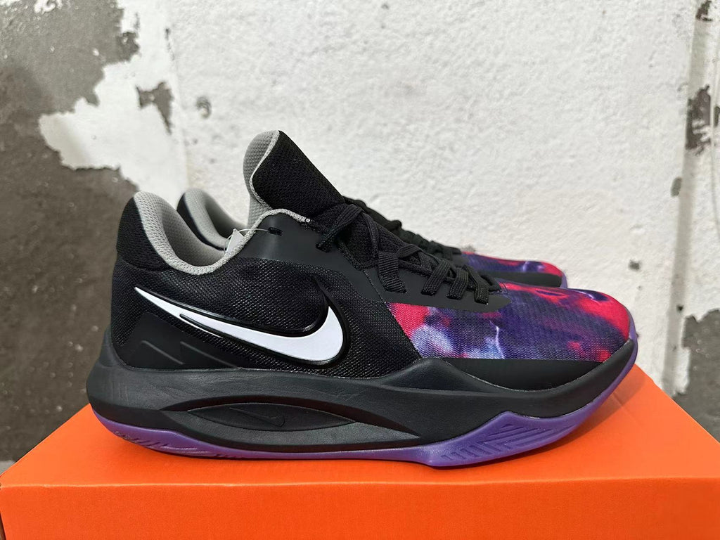 Nike Basketball Shoes in Black, White, in Red and Purple - product image from the listing.