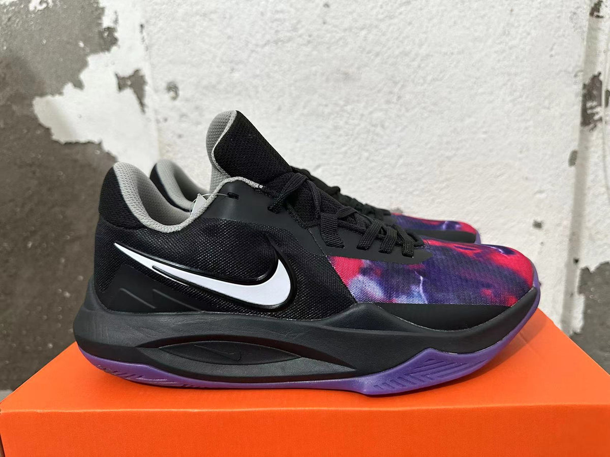 Nike Basketball Shoes in Black, White, in Red and Purple - product image from the listing.