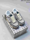 Premiata 2607 JYD110A20 Grey White Retro Trainers - product image from the listing.