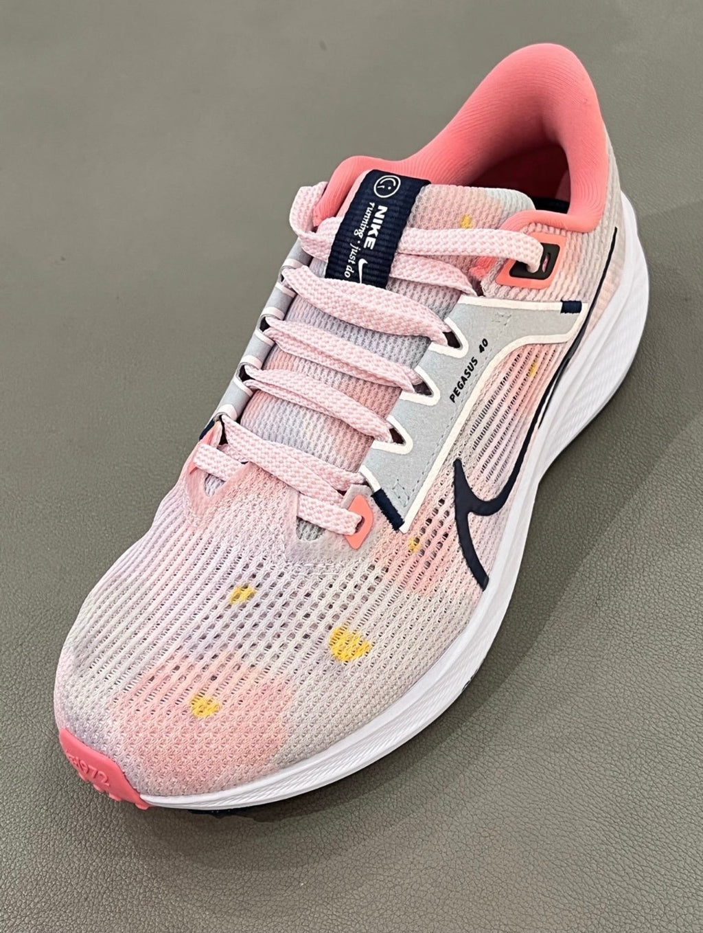 Nike Air Zoom Pegasus 40 Running Shoes in Pink White DV7890-600 - product image from the listing.