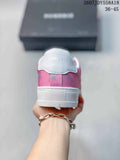 NUMERIS Pink and White Low-Cut Platform Sneakers 711085UYQ - product image from the listing.