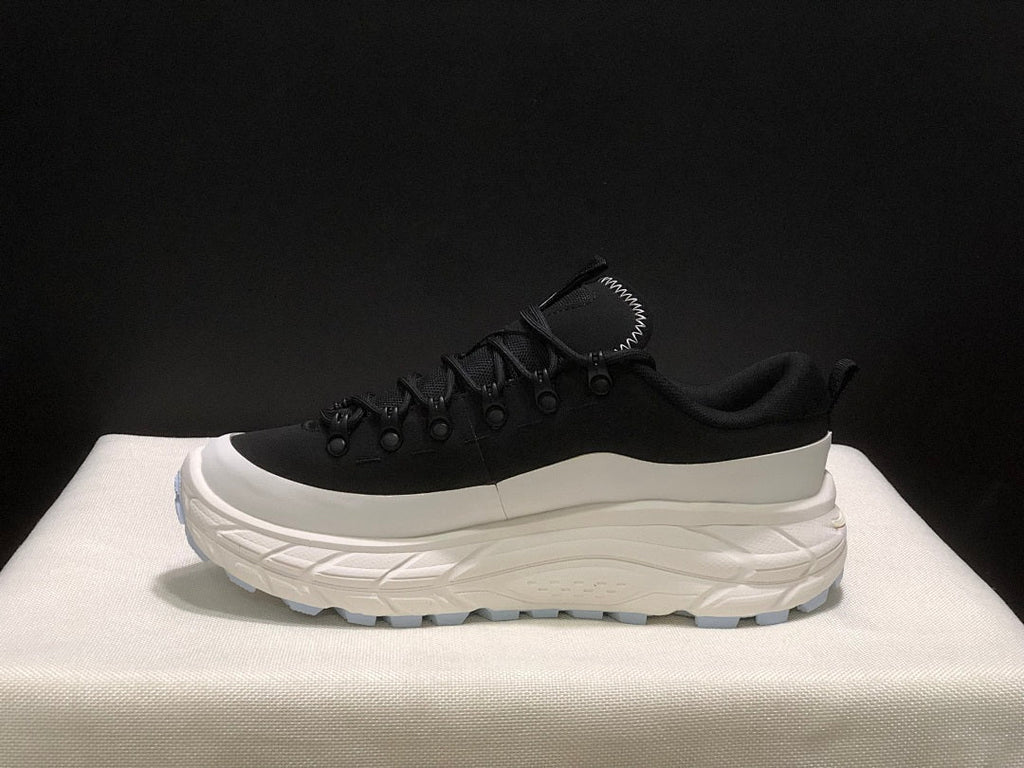 HOKA ONE ONE Tor Summit Black White Trail Trainers - product image from the listing.