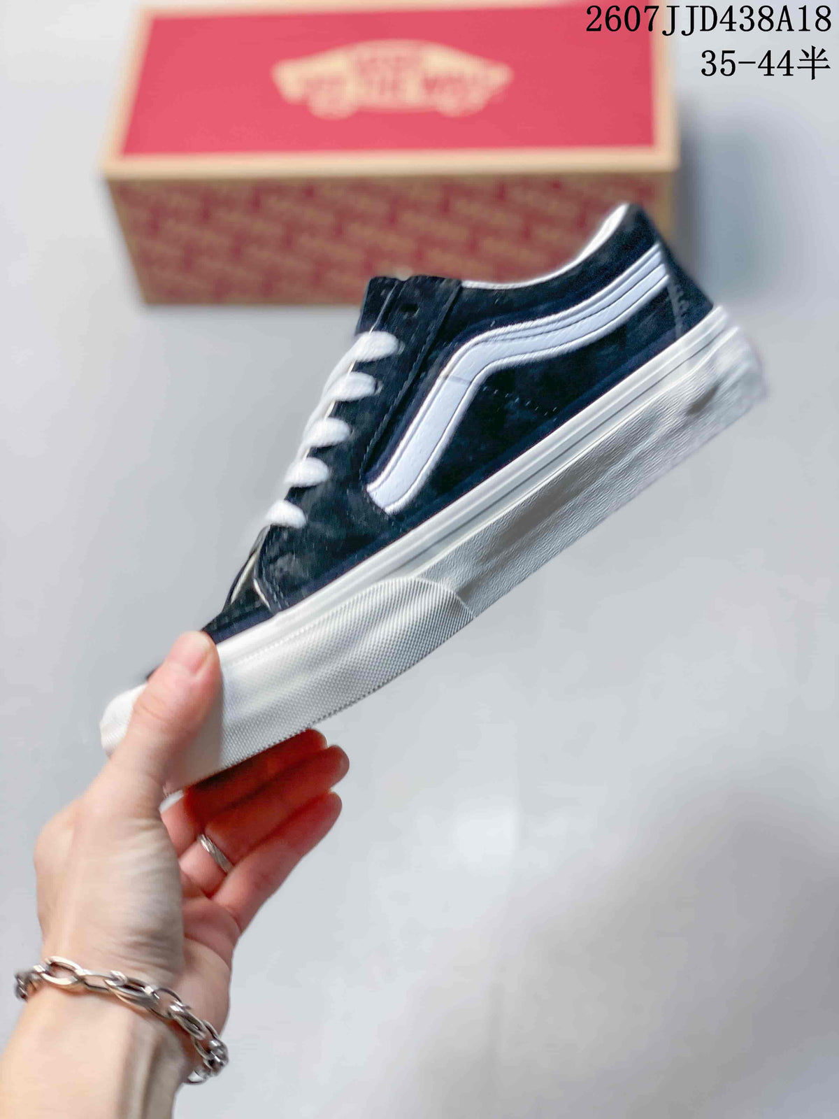 Vans SK8-Low Low-Top Sneakers in Black 2607JJD438A18 - product image from the listing.
