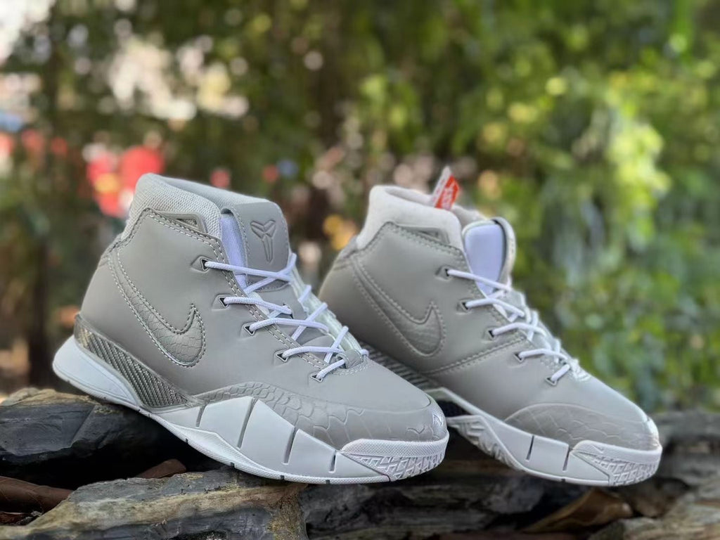 Grey Nike Kobe 1 FTB Basketball Shoes - product image from the listing.